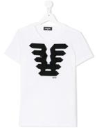 Dsquared2 Kids Appliqué T-shirt Dress - White