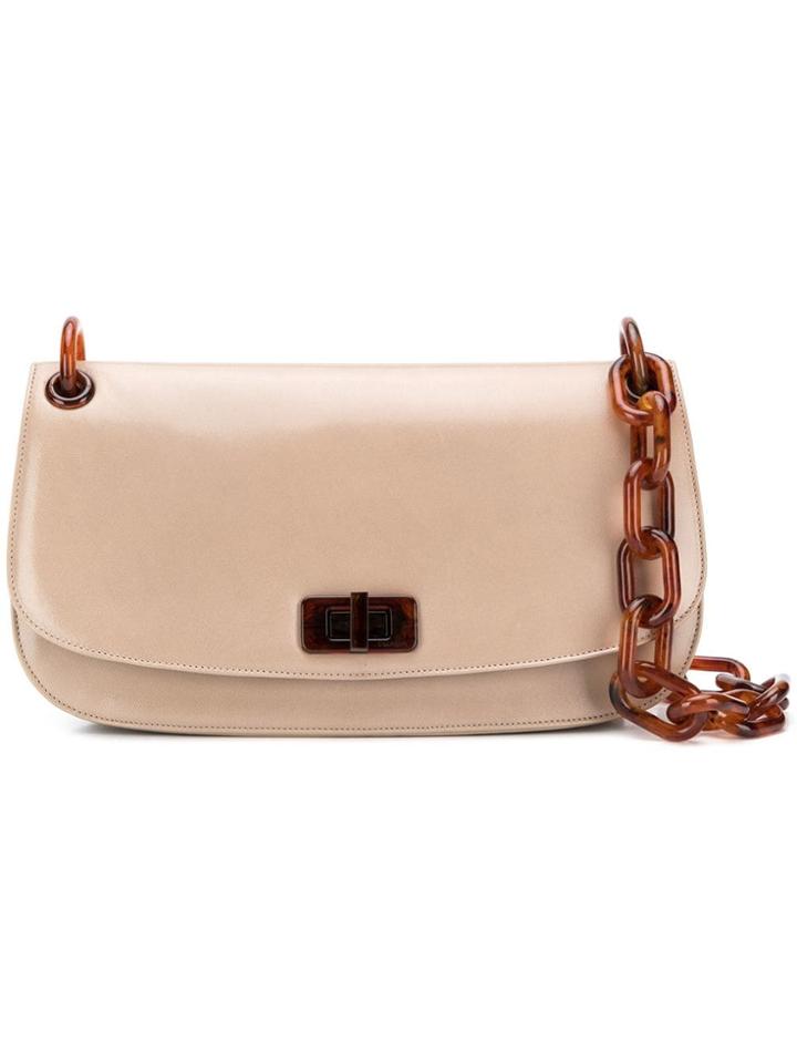 Prada Vintage 2012's Flap Shoulder Bag - Pink