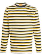 Saturdays Nyc Alek Striped Long-sleeved T-shirt - Yellow