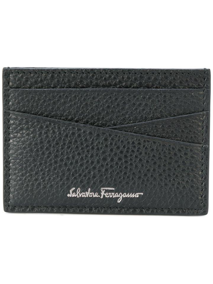 Salvatore Ferragamo Branded Cardholder - Black