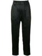 Brunello Cucinelli Cropped Tailored Trousers - Black