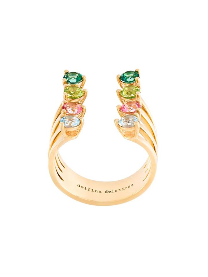 Delfina Delettrez 'dots' Ring - Metallic