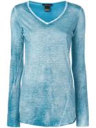 Avant Toi Fitted Long-sleeve Top - Blue