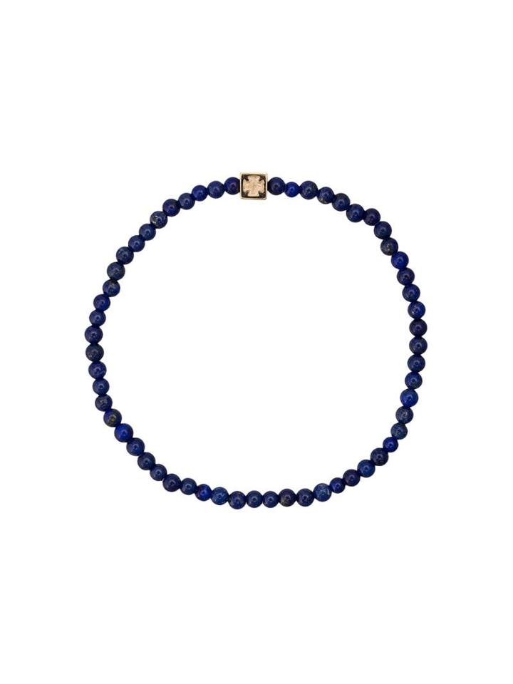 Luis Morais Cubed Cross Bracelet - Blue