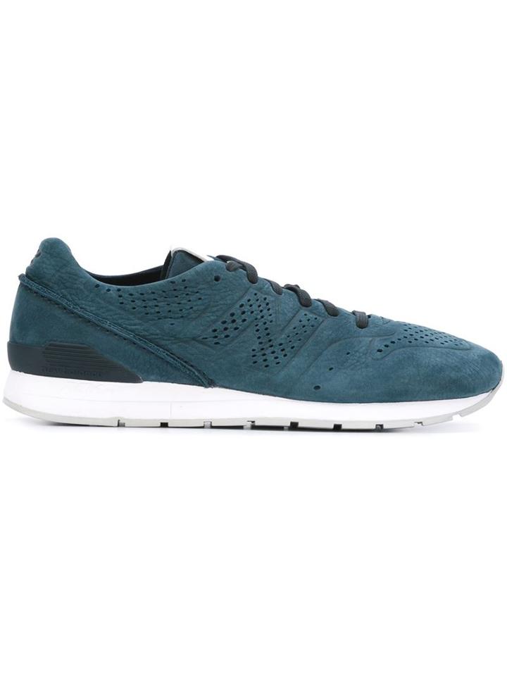 New Balance 996 Sneakers, Men's, Size: 11, Blue, Cotton/suede/rubber