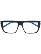 Saint Laurent Eyewear Square Frame Glasses - Black