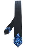 Versace Medusa Print Tie - Blue