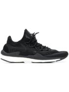 Y-3 Mesh Lace-up Sneakers - Black