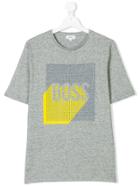 Boss Kids Branded T-shirt - Grey