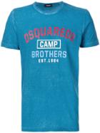 Dsquared2 Camp Brothers T-shirt - Blue