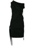 Rick Owens Drkshdw Draped Dress - Black