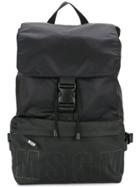 Msgm Safety Clip Backpack - Black