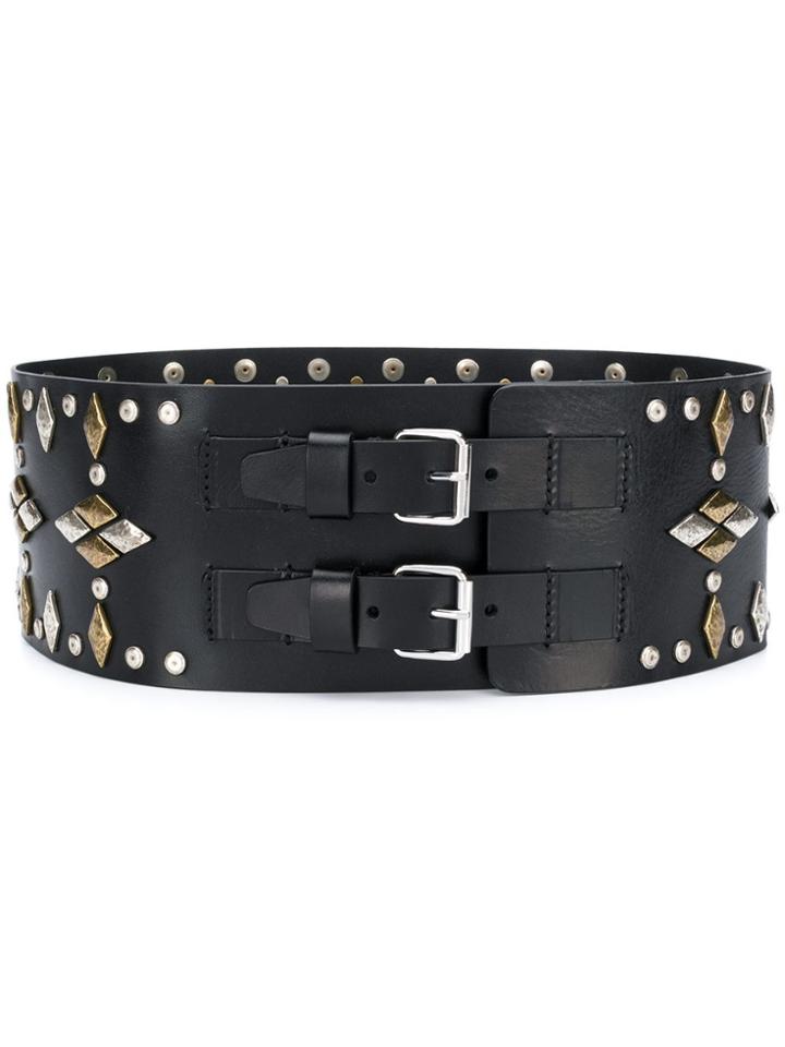 Isabel Marant Isabel Marant Ce033619h015a Black Furs & Skins->calf