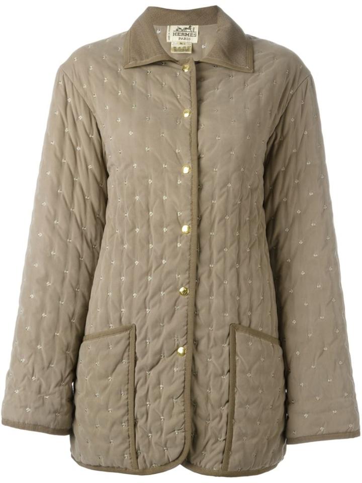 Hermès Vintage Quilted Stitch Coat