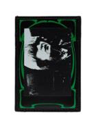 Raf Simons Black And Green Photo Print Leather Card Holder