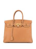 Hermès Pre-owned Birkin 35 Tote - Brown