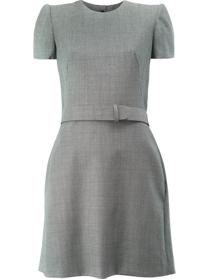 Alexander Mcqueen - Flared Dress - Women - Cupro/wool - 38, Black, Cupro/wool