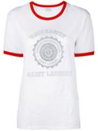 Saint Laurent - University Saint Laurent T-shirt - Women - Cotton - S, White, Cotton