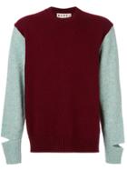 Marni Colour Bock Sweater - Red