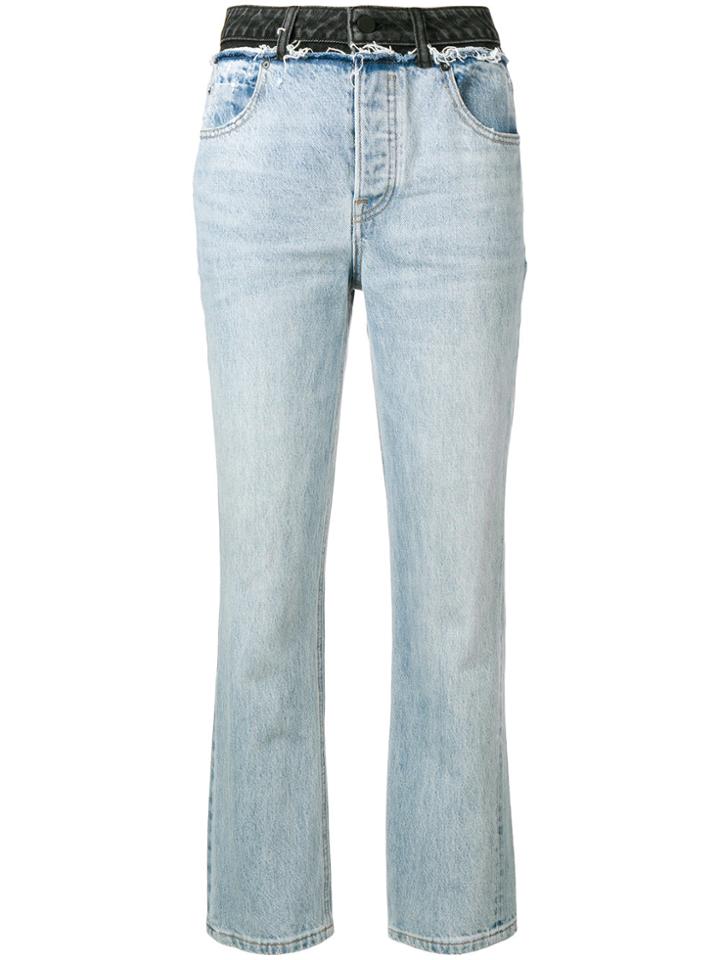 T By Alexander Wang Boyfriend Jeans - Blue