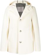 Herno Single-breasted Coat - White
