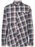 Lanvin Asymmetric Plaid Shirt - Multicolour