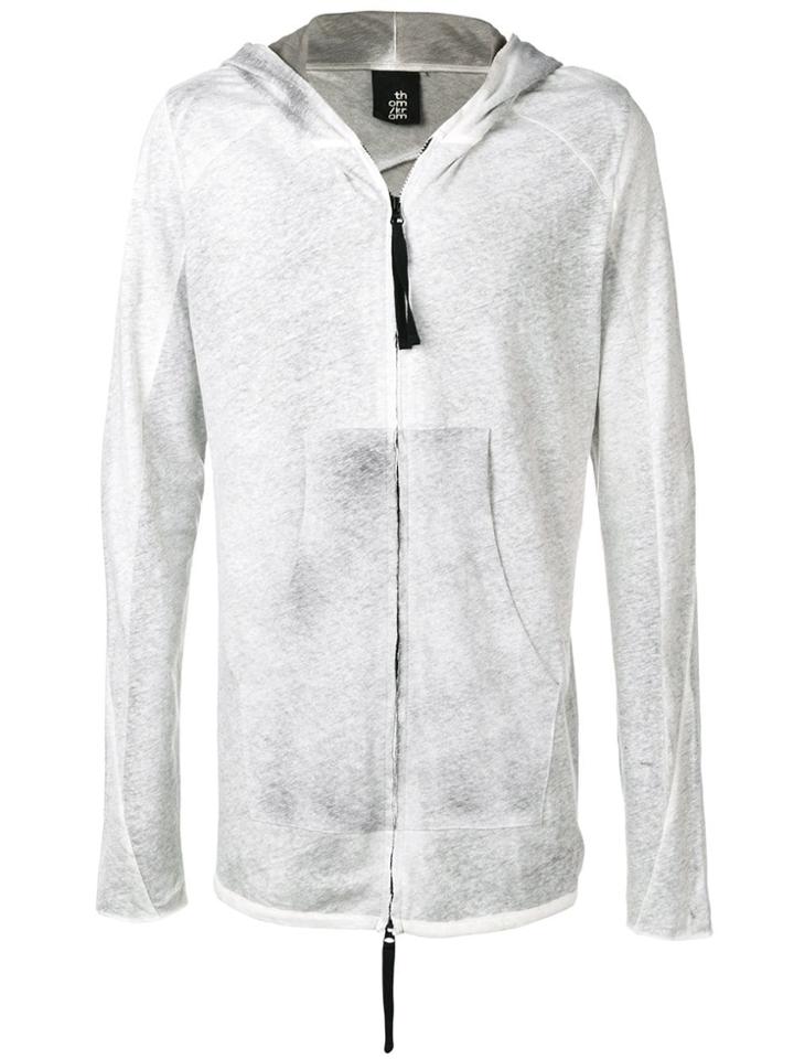 Thom Krom Zip-up Hoodie - Grey