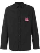 Love Moschino Embroidered Logo Shirt - Black