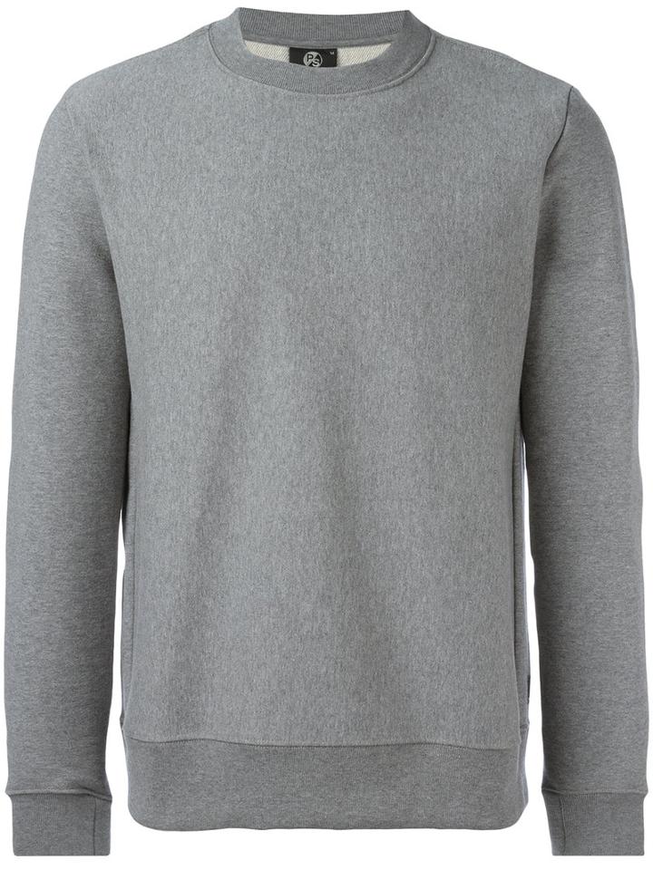 Ps By Paul Smith Crew Neck Sweatshirt, Men's, Size: Small, Grey, Cotton