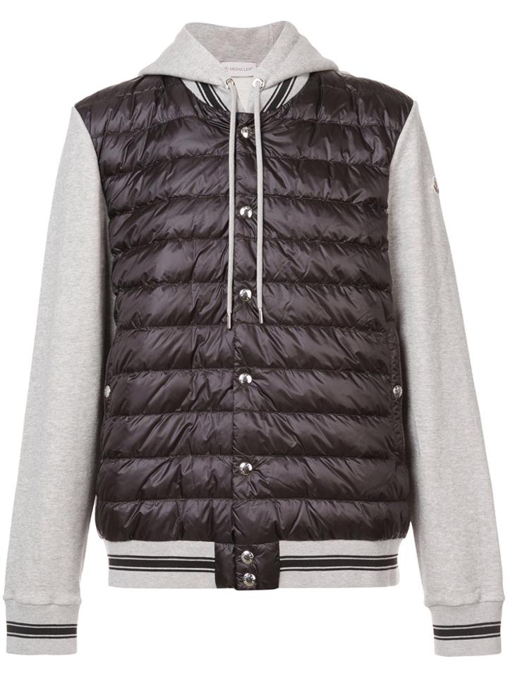 Moncler Puffer Maglia Cardigan Jacket - Black