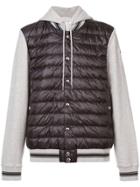 Moncler Puffer Maglia Cardigan Jacket - Black