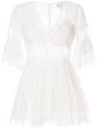 Alice Mccall Divine Sister Lace Playsuit - White