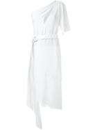 Manning Cartell Belted One Shoulder Dress - White