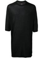 Rick Owens Drkshdw - Long T-shirt - Men - Viscose - One Size, Black, Viscose