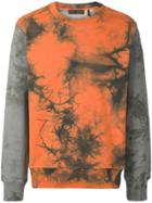 Helmut Lang Back Logo Printed Sweatshirt - Orange