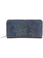 Etro Floral Paisley Zipped Wallet - Blue
