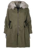 Ermanno Scervino Fur Trim Parka - Green
