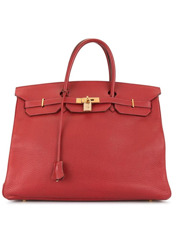Hermès Pre-owned Hermes Birkin 40 Bag - Red