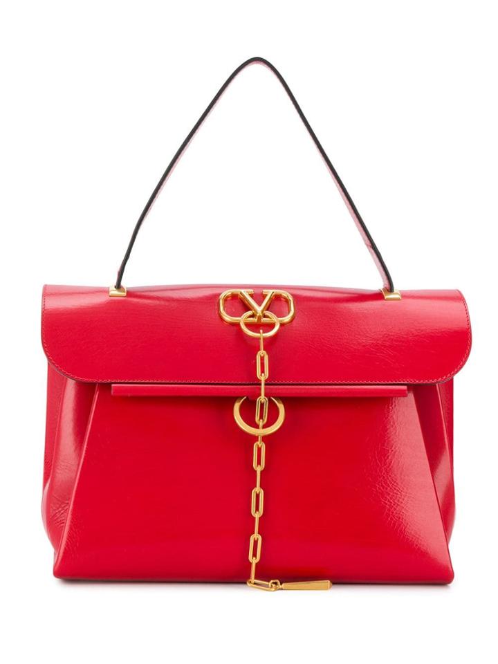 Valentino Valentino Garavani Vchain Tote - Red
