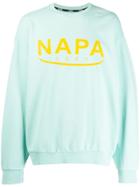 Napapijri Printed Logo Sweatshirt - Blue