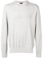 Ermenegildo Zegna Xxx Long-sleeve Fitted Sweatshirt - Grey