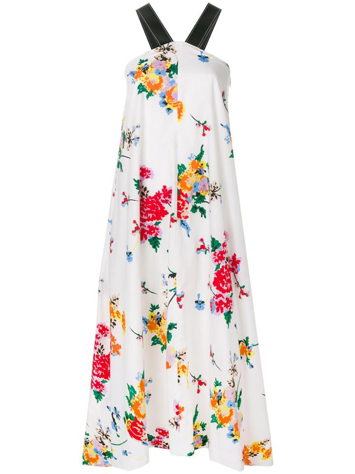 Sport Max Code Floral Hi-low Dress - White