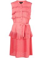 Paule Ka Micro-pleated Dress - Pink