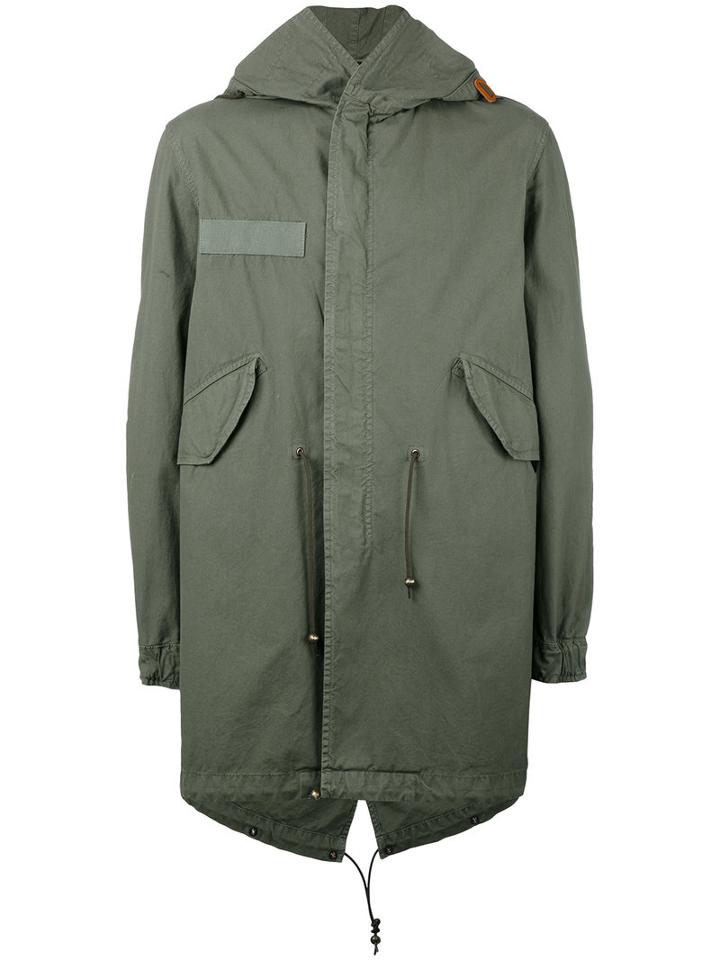Mr & Mrs Italy Hooded Parka, Men's, Size: Small, Green, Cotton