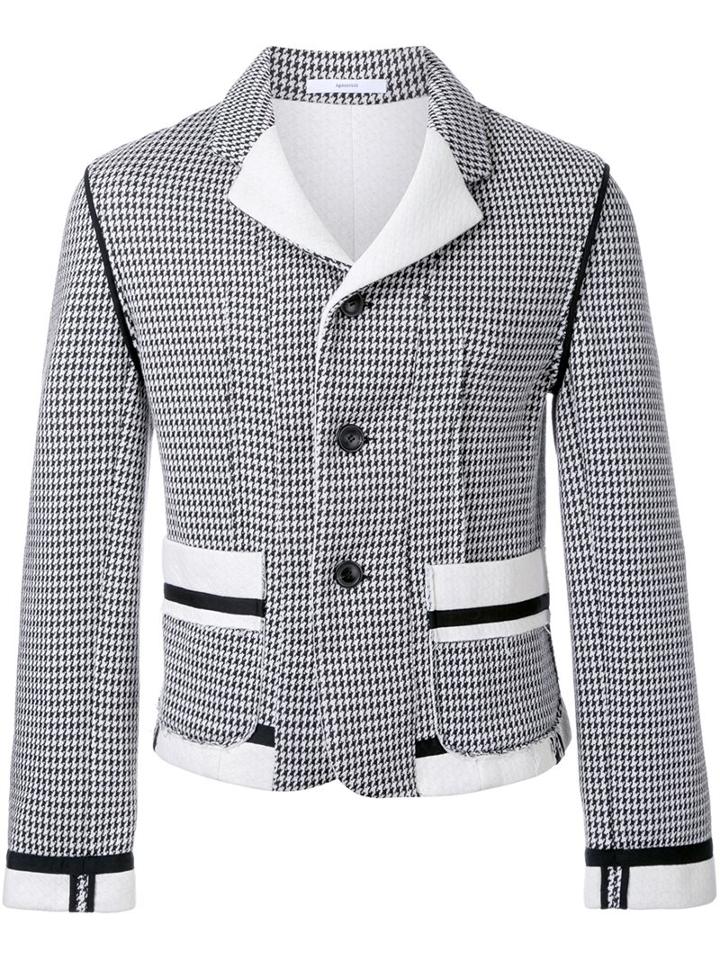 Aganovich Three Button Jacket, Men's, Size: 50, White, Cotton/polyester