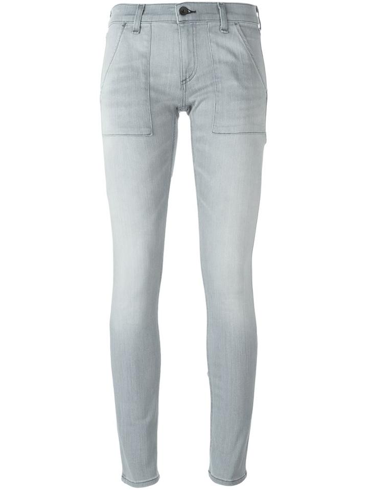 Rag & Bone Super Skinny Jeans, Women's, Size: 27, Grey, Cotton/spandex/elastane
