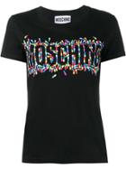 Moschino Capsule Logo Print T-shirt - Black