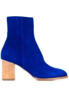 Christian Wijnants Suede Ankle Boots - Blue
