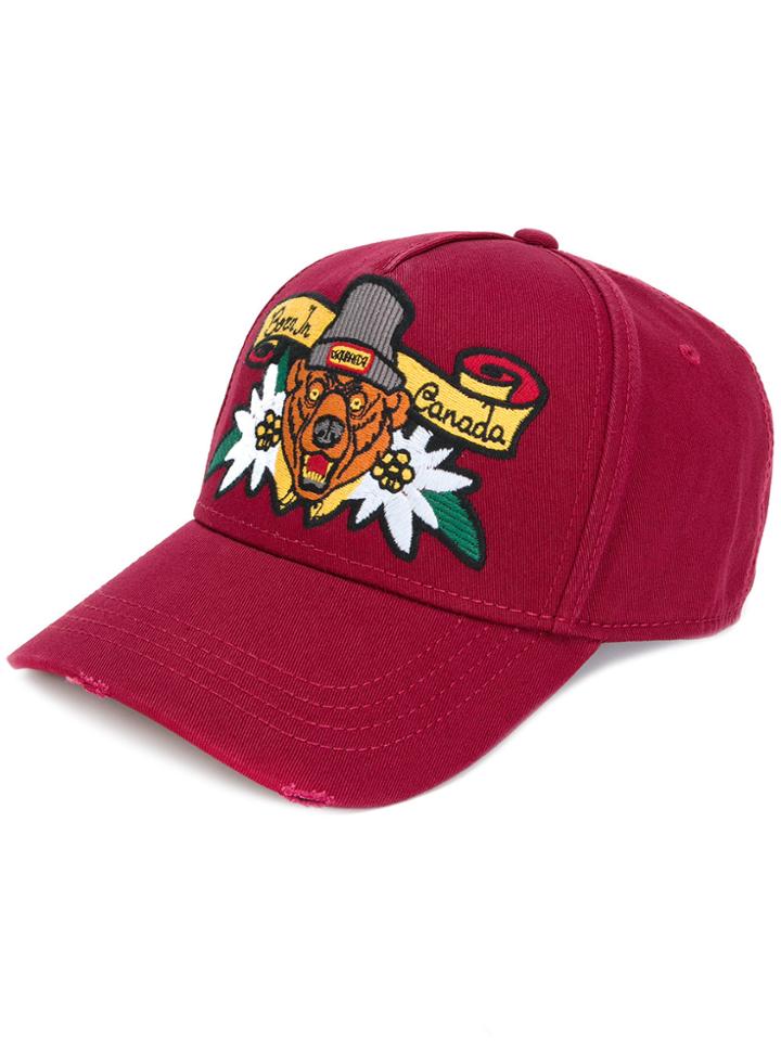 Dsquared2 Born In Canada Embroidered Baseball Cap