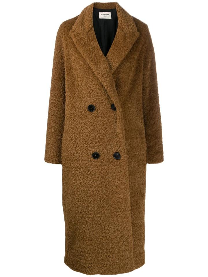 Zadig & Voltaire Fashion Show D Miko Coat - Brown